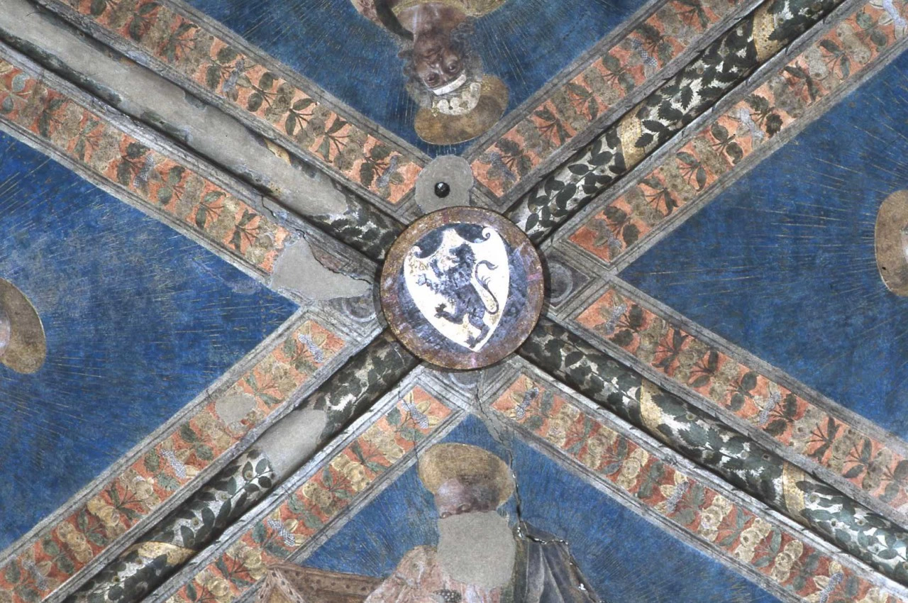 Murale con stemma gentilizio della famiglia Gianfigliazzi - Chiesa della S. Trinità, Firenze